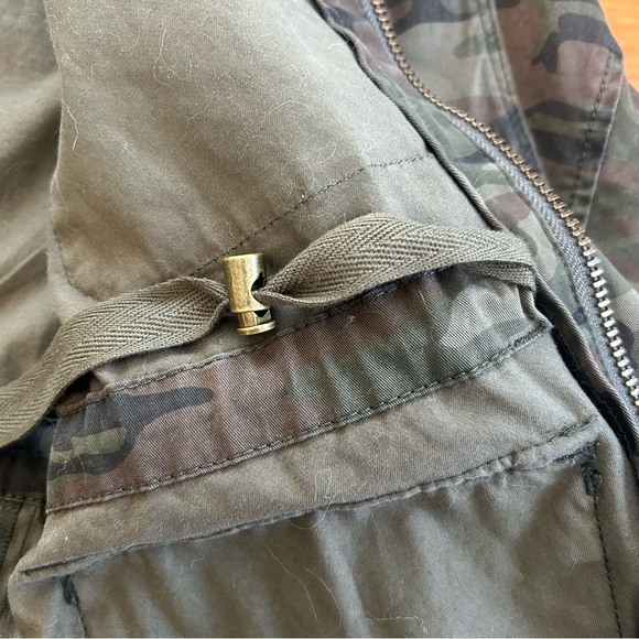 Sanctuary Standard Surplus Jacket Womens Camo Safari Boho Streetwear Zipper SZ S - Picture 3 of 9